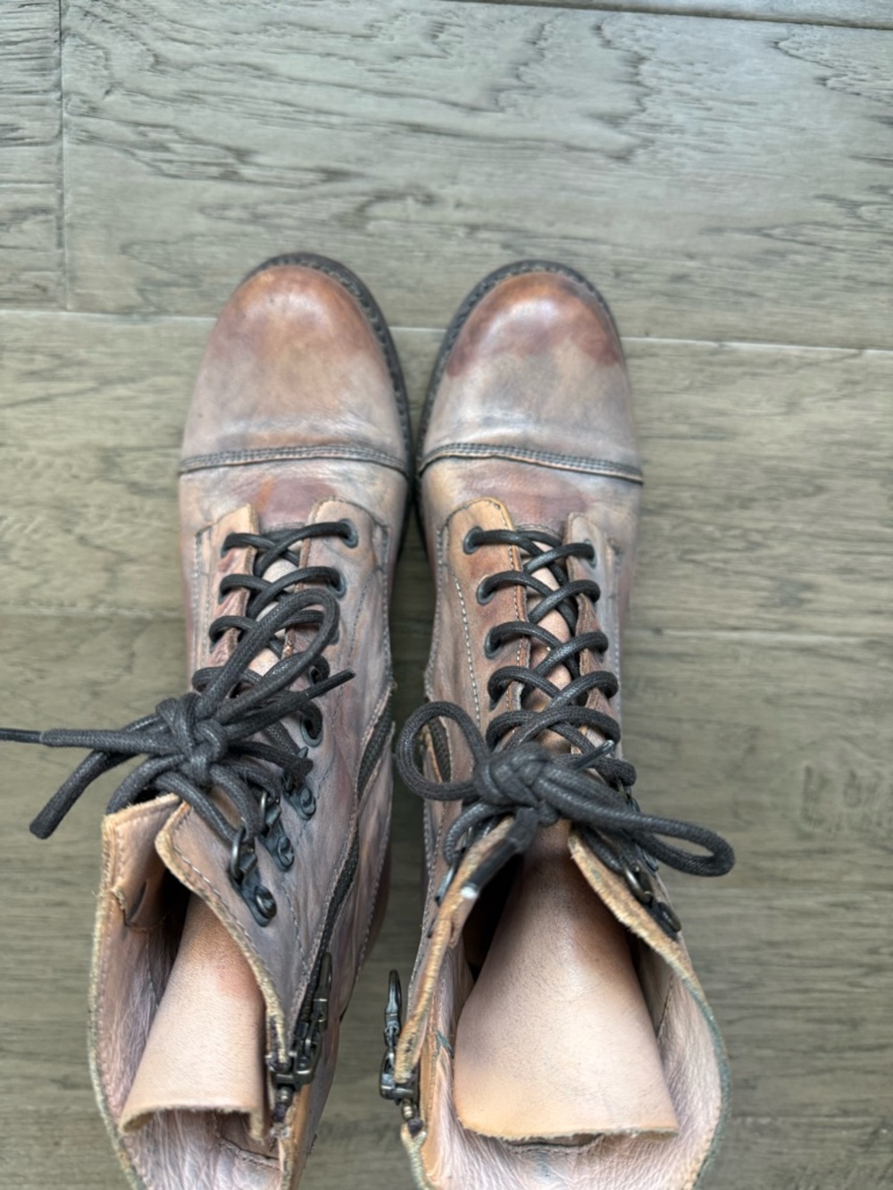 Bed Stu Women's Judgement Boots - Distressed Teak - size 10 - Picture 7 of 9